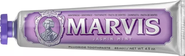 Marvis NEW Jasmin Mint Luxury Italian Toothpaste with Xylitol - 85ml (Purple)