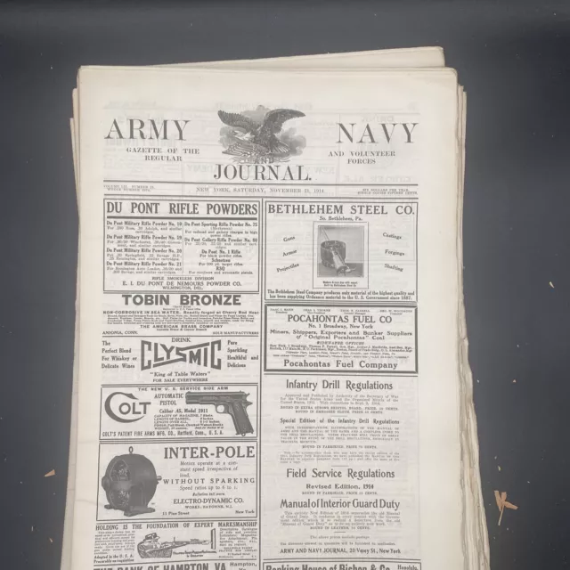 Army Navy Journal 1914~17 Issues