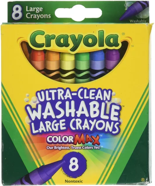 Crayola 24 Pack Ultra Clean Washable Crayons Color Max-USA-Classroom  Discounts