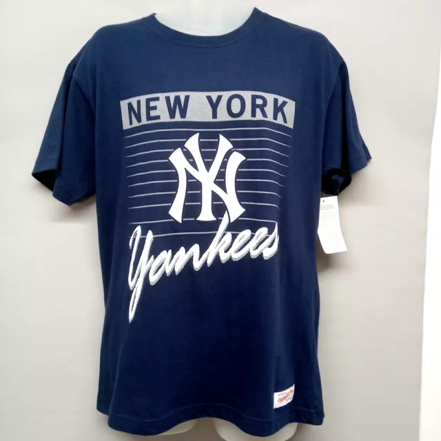 Authentic NEW YORK YANKEES T-Shirt by Mitchell & Ness, Philadelphia, Large BNWT