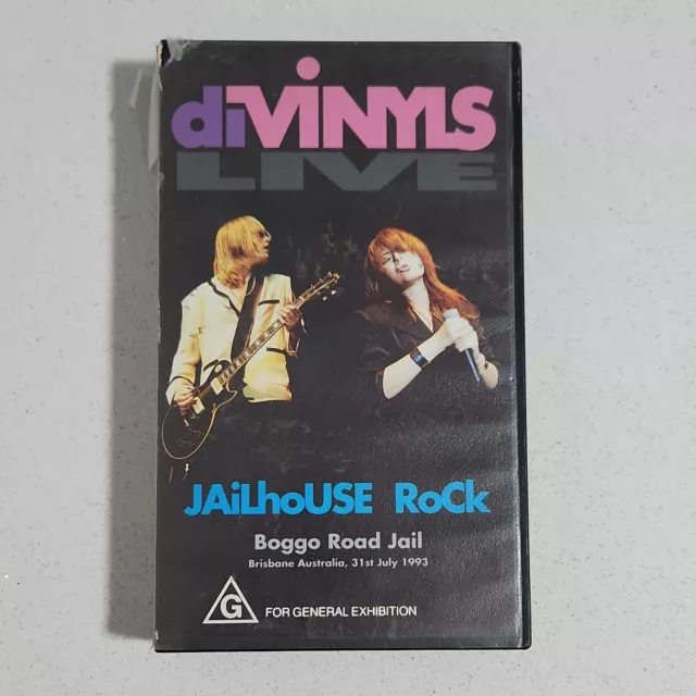 DIVINYLS LIVE JAILHOUSE ROCK - 1993 Music Video Cassette VHS Tape Rated G PAL