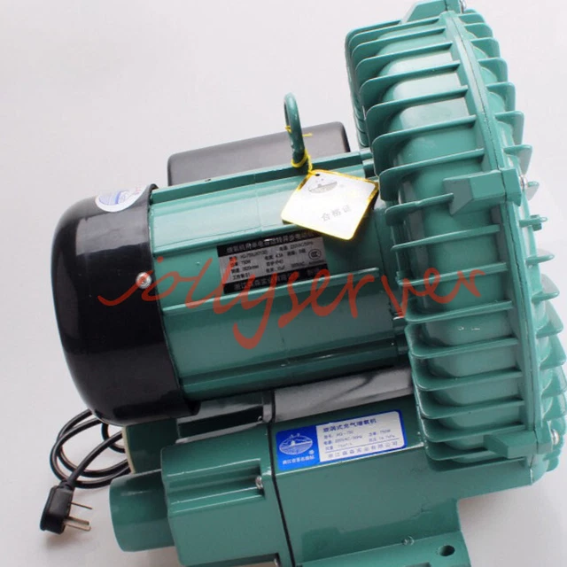 Vortex pompa aria industriale alta pressione ventilatore 220 V 1PH 750 W ventilatore a secco