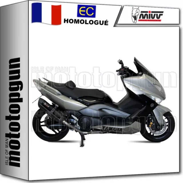 Mivv Ligne Complete Homologue Nocat Suono Noir C Yamaha T-Max Tmax 500 2008 08