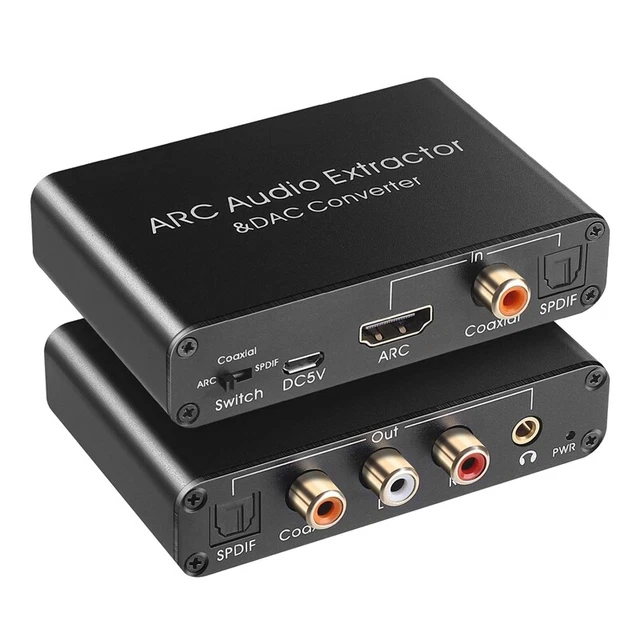 Convertitore Audio Da Ottico A 3.5mm - DAC Con Controllo Volume Per TV - Foto 7
