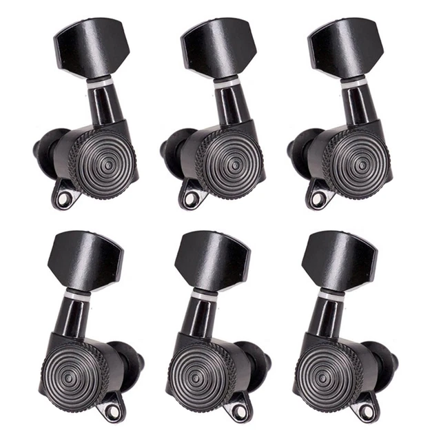 6Pcs/Set Guitar Tuning Pegs Reusable Flexible Guitar String Tuning Tuner Machine
