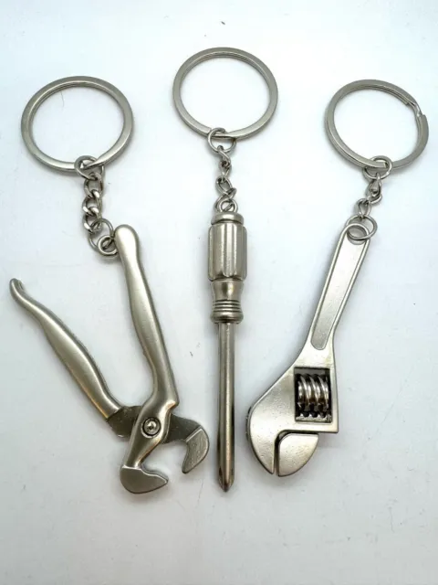 Porte-clés en Forme de micro-outils, Pince, Tournevis, clé, 10cm-12cm