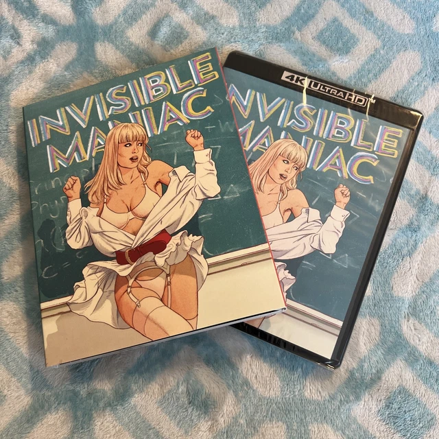 INVISIBLE MANIAC (4K UHD/Bluray) Vinegar Syndrome w/NonLenticular