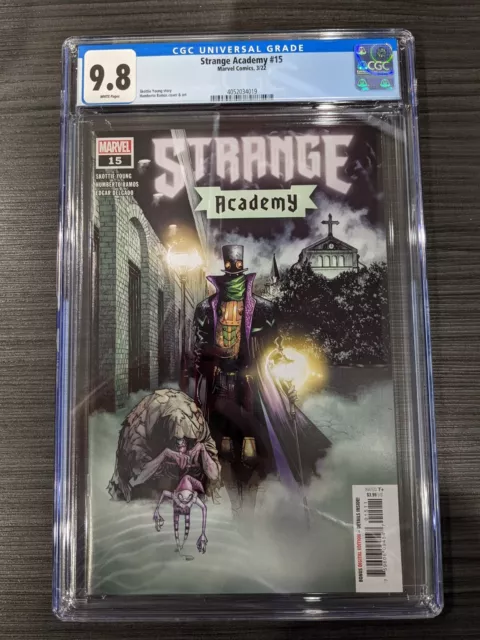 Strange Academy #15 CGC 9.8 First Gaslamp Cover Appearance  Marvel 2022 KEY!