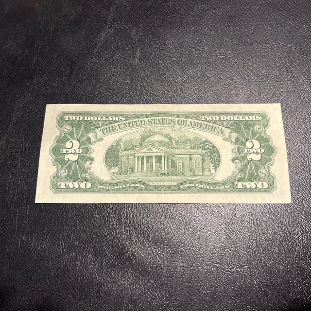 1963 Two Dollar Star Bill • $2 Red Seal Star Note • *00116826A • Crisp Note 2