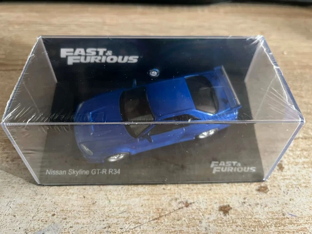 Jada Nissan Skyline GT-R R34 Gümüş Brian temizlik malzemesi Paul Walker