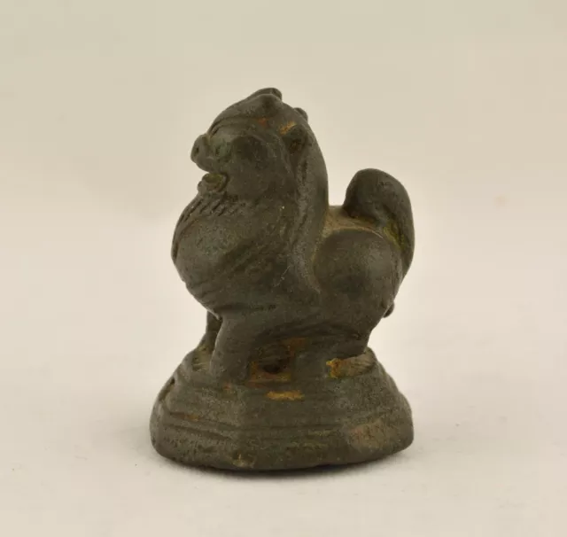 Burma,old antique bronze Burmese zoomorphic opium weight