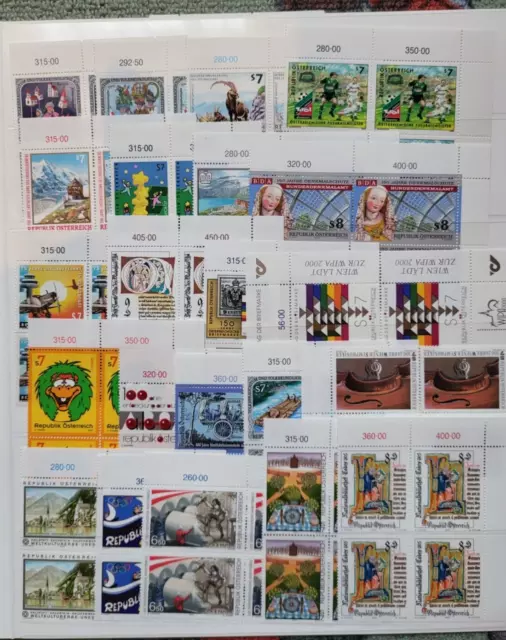 2000 Lot-2000 mit die  Blöcke Postfrisch NP 165€