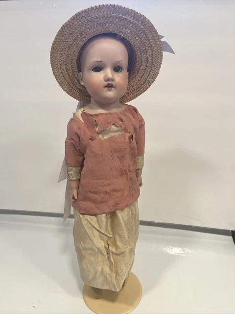 Antique German Armand Marseille 370 Bisque Doll Sunshine Co. 17 inches