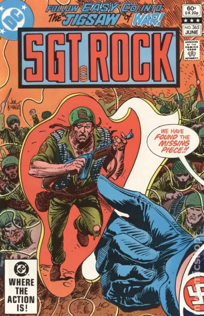 Sgt. Rock #365 VG/FN 5.0 1982 Stock Image Low Grade