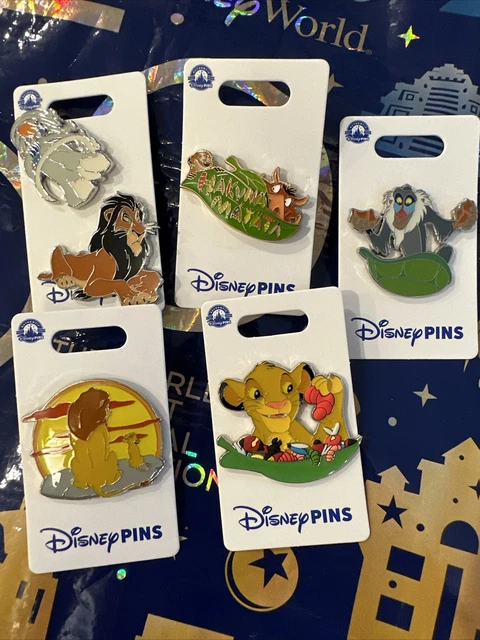 2023 Disney Parks The Lion King simba, mufasa, scar, zazu rafiki timon pumba SET