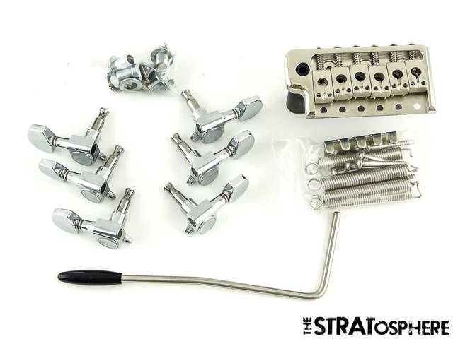 PRS SE Custom 24 BRIDGE & TUNERS, HARDWARE SET Nickel PRS Guitar Parts