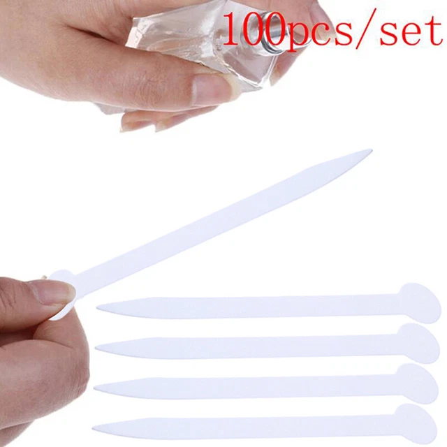 100 piezas 115*15 mm fragancia perfume perfume aceites esenciales papel de prueba StrZ8
