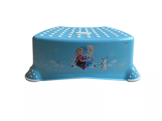 Keeeper Tritthocker Disney Frozen Tritthilfe Kinder Badhocker 41x28,5x14cm Blau