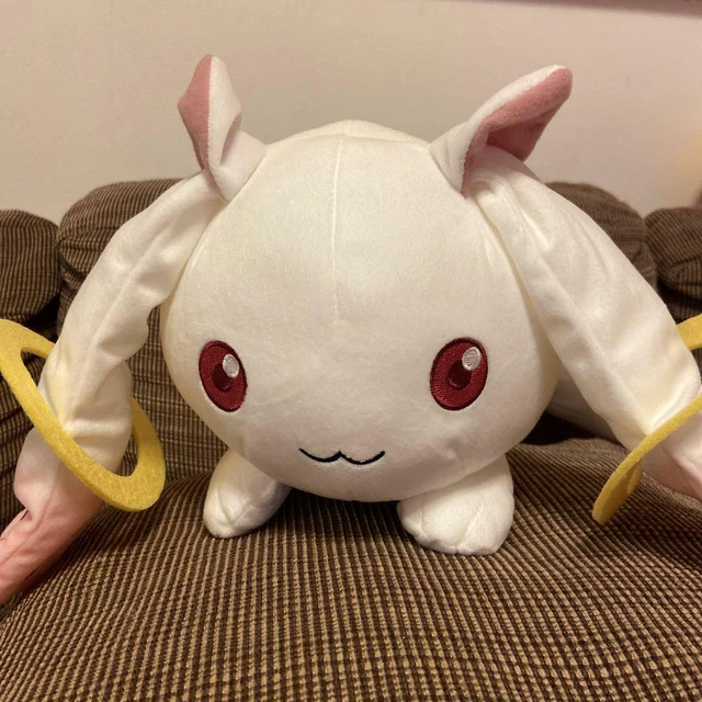 Bandai Puella Magi Madoka Magica 10th Mecha Deka Big Plush Doll Kyubey Nesoberi