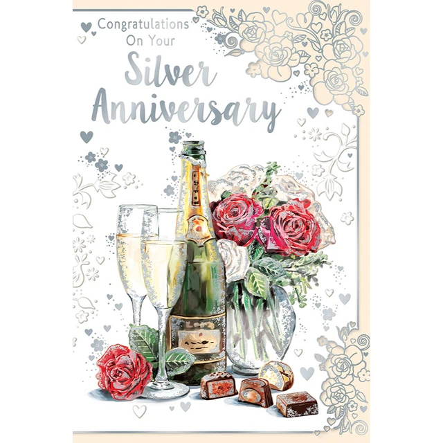 Carte De Vœux Style Célébrité - Message "Avec Amour à Mon Mari Pour Notre Anniversaire" - Neuf Avec Emballage - Xpress Yourself