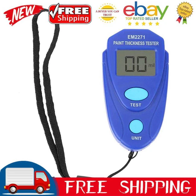 EM2271 Thickness Gauge Coating Painting Tester Film Meter Measuring (Blue)