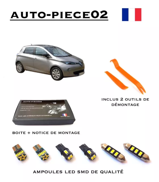 Pack FULL LED intérieur pour Renault ZOE