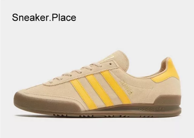 adidas Originals Jeans Men's Trainers in Beige and Yellow UK Size 12