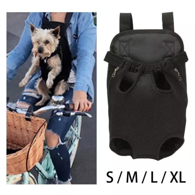 Dog Carrier Backpack Cat Chest Bag Shoulder Strap Portable Adjustable Puppy