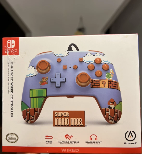 POWERA NINTENDO SWITCH Enhanced Wired Controller Super Mario Bros. *NEW