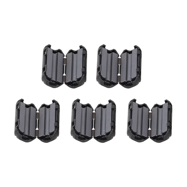 5X TOROIDAL CORE Ferrite Core Bead Clip Choke EMI RFI Noise Suppressor