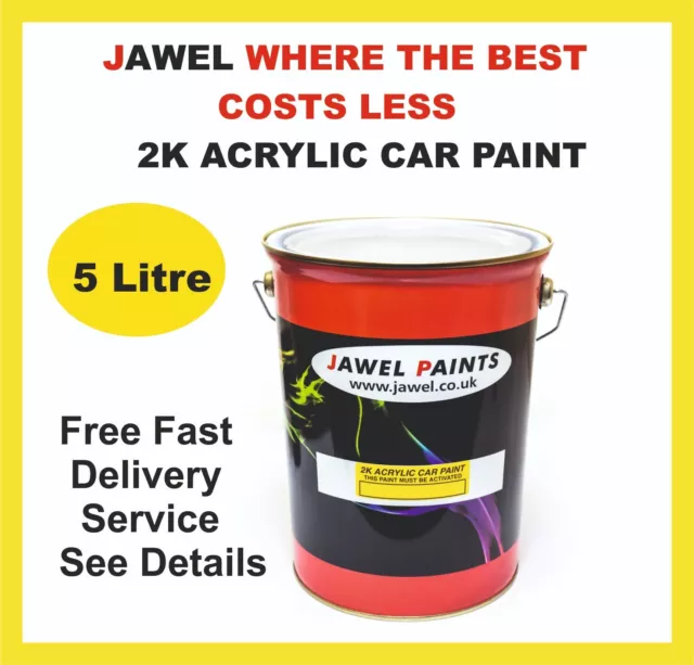 2k Paint Acrylic Car Paint  5 Litre Paint Only  AUDI NARDO GREY GLOSS