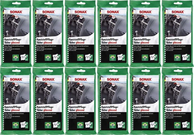 Sonax panni per cura in plastica lucidi 10 pezzi set VPE 12 pezzi 04151000