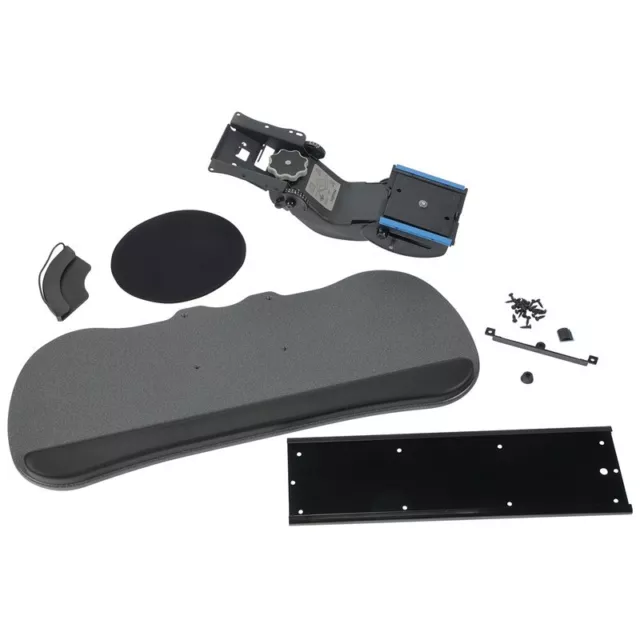 Sauder Affirm Slim Profile Articulating Keyboard Tray in Black