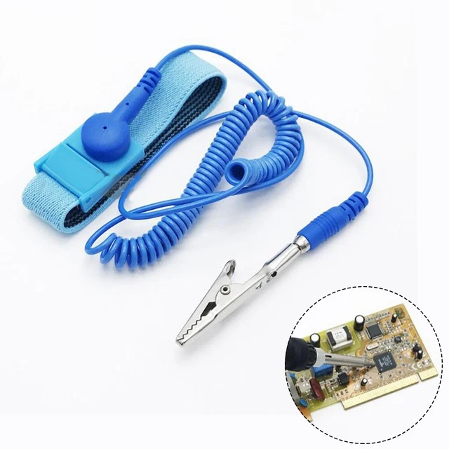 Bracelet électrique carte mère anti-puces poignet décharge filaire d'ordinate