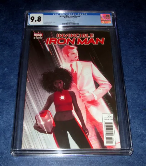 INVINCIBLE IRON MAN #1 1:25 JEFF DEKAL variant CGC 9.8 IRONHEART RIRI WILLIAMS