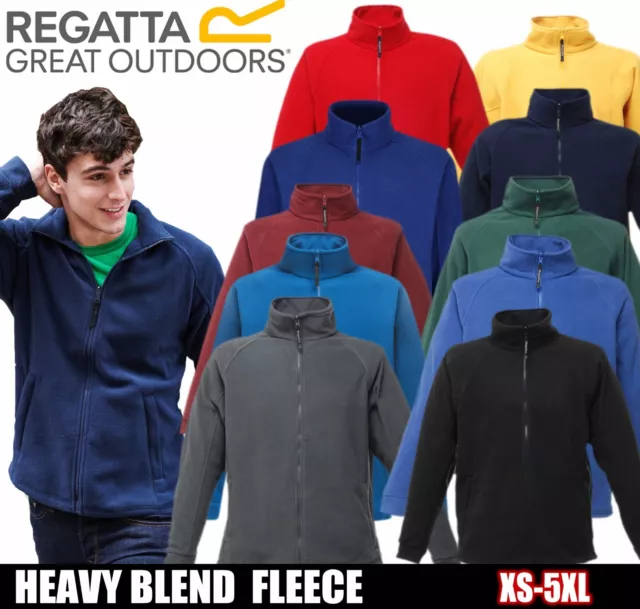 Regatta Mens Fleece Thor Barricade Thick Fleece Jacket Full Zip Workwear Outdoor