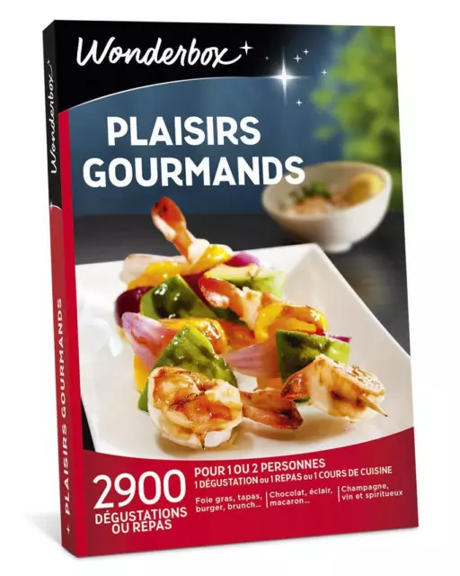 Wonderbox - Coffret cadeau - PLAISIRS GOURMANDS – 2 900 dégustations de champ...