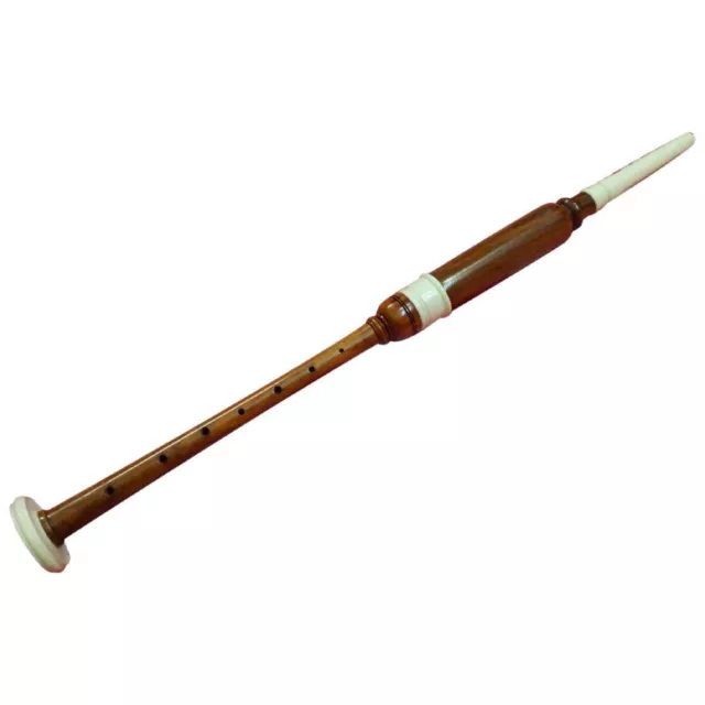 NEW BAGPIPE PRACTICE CHANTER ROSEWOOD NATURAL  COLOR IMMATION IVORY AMOUNT/Reeds