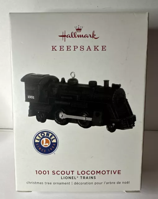 Hallmark Keepsake Ornament 1001 Scout Locomotive Lionel Trains 24th In Series