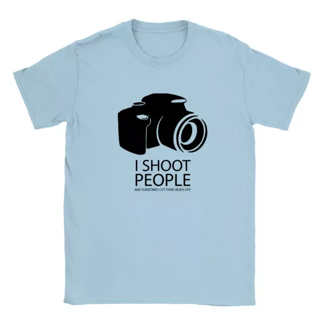 T-shirt uomo I Shoot People fotografo professionista regalo divertente
