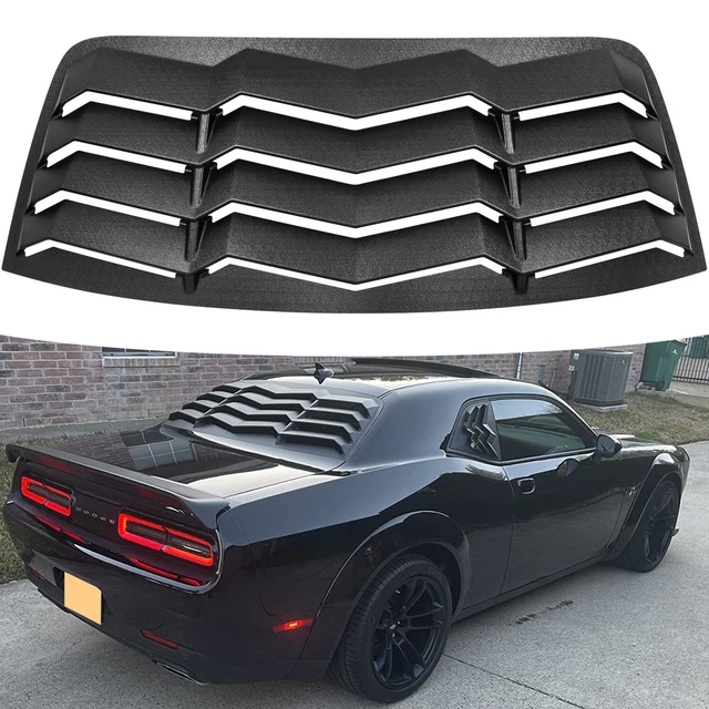 REAR WINDOW LOUVER for Dodge Challenger 20082023 Windshield Sun Shade