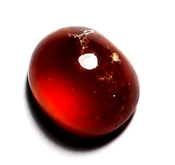 Cabochon Spessartino Arancio Naturale Da 9,90 Cts, Pietra Preziosa Sciolta...