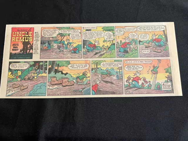 #01a Walt Disney's UNCLE REMUS  Sunday Third Page Comic Strip October 29, 1950