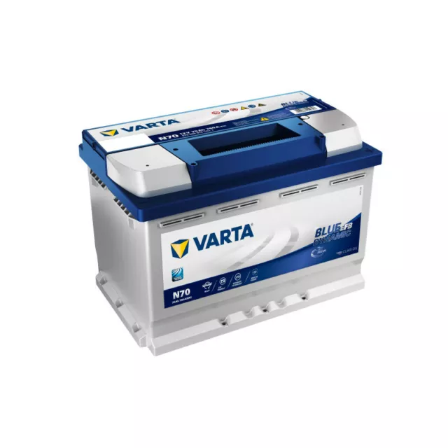 Batterie Varta Blue Dynamic EFB N70 12v 70ah 760A 570 500 076