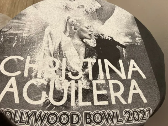 NWOT Christina Aguilera W/ LA Phil Hollywood Bowl 2021 Concert Tour Shirt Medium