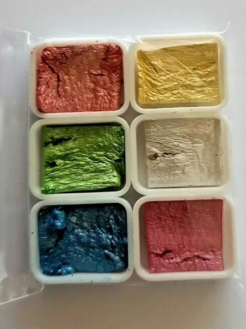 Solid Watercolor Paint, Mini Set, GANSAI TAMBI. Starry Colors,