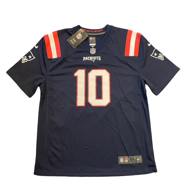 Maglietta New England Patriots (taglia 18-20Y) bambino Nike NFL Home top - Jones - Nuova