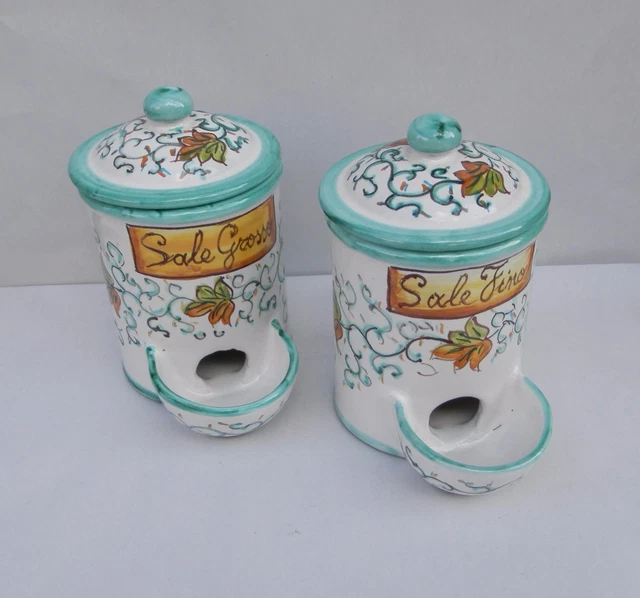 Barattolo per il tè bianco quadrato vintage in Cina del Maryland con coperchio ermetico da dipingere o abbellire - Italia