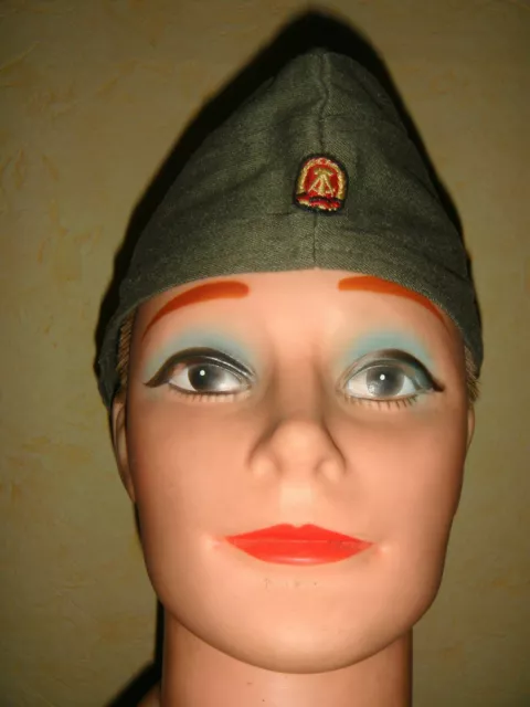 DDR NVA Schiffchen Mütze - Cold War East German Army Side Cap GDR Pilotka