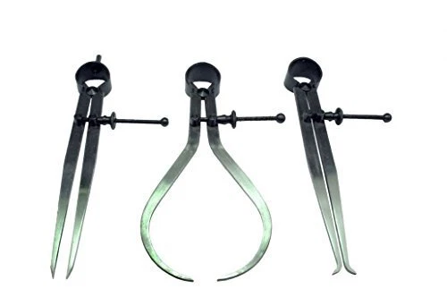 New Spring Caliper 12 300mm 3 Piece Set Inside Outside Divider New